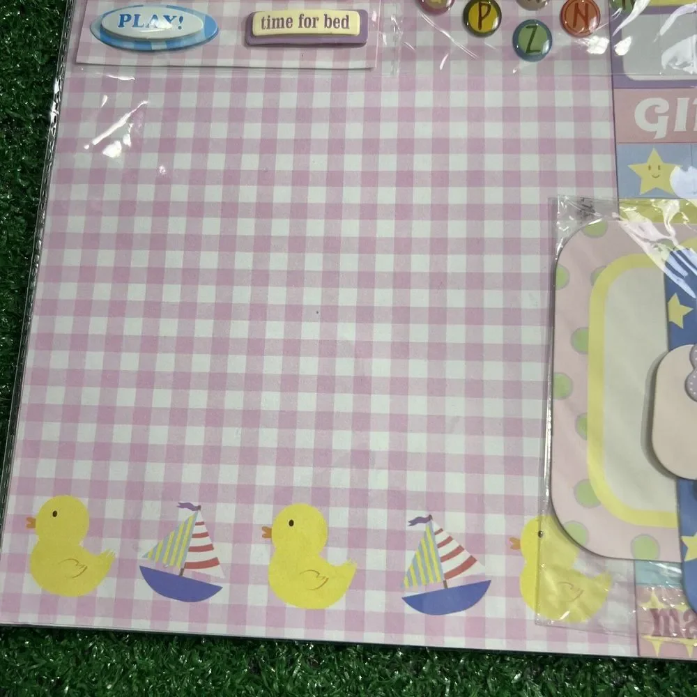 Miss Elizabeth's Scrapbooking Kit Acid Free Unisex Baby Duck First‎ Year New
